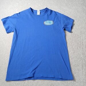 Daytona Beach shirt the cracked egg diner Chopper Motorcycle Blue Medium